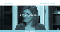 Desktop Screenshot of beckyjohnson.co.uk