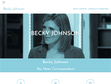 Tablet Screenshot of beckyjohnson.co.uk